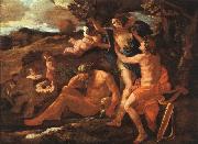 Nicolas Poussin Apollo and Daphne Spain oil painting reproduction